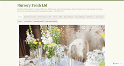 Desktop Screenshot of nurseryfreshwholesaleflowers.com