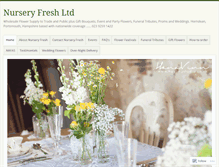 Tablet Screenshot of nurseryfreshwholesaleflowers.com